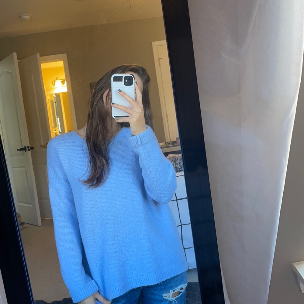Sky blue 🌌plush sweater